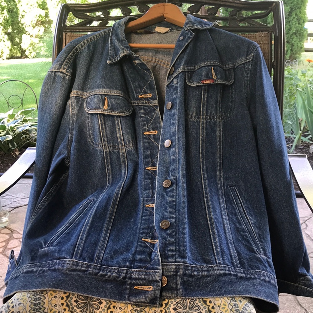Ms. Lee Denim jacket. Perfect. Longer stying.